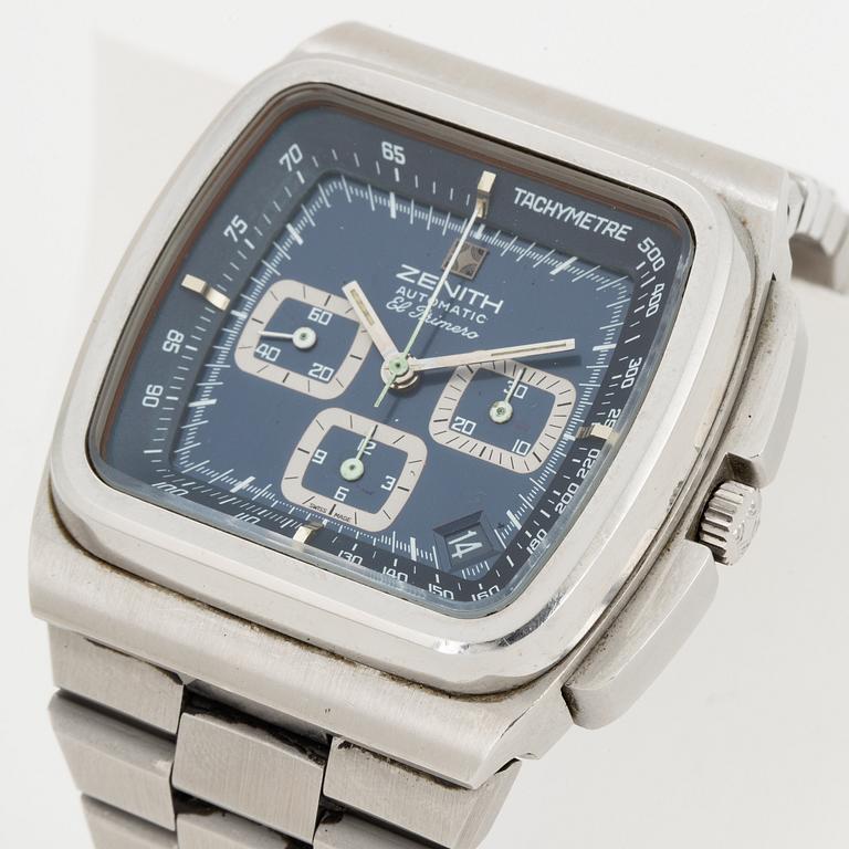ZENITH, El Primero, Surf, "Tachymetre", kronograf, armbandsur, 39,5 x 44 mm,