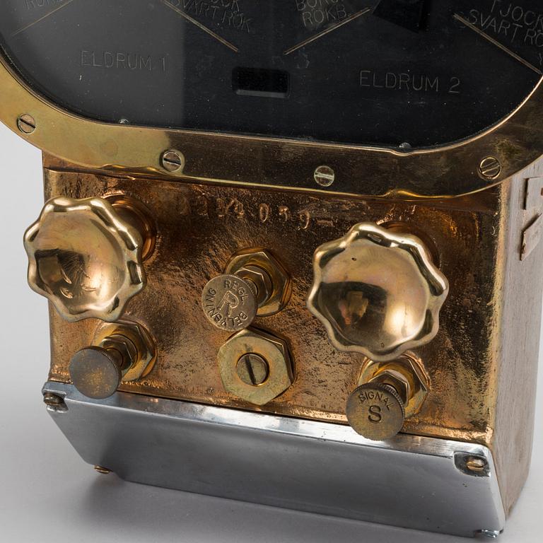 INSTRUMENT FÖR DIMRIDÅ, ASEA, från jagaren HMS Halland (J18).