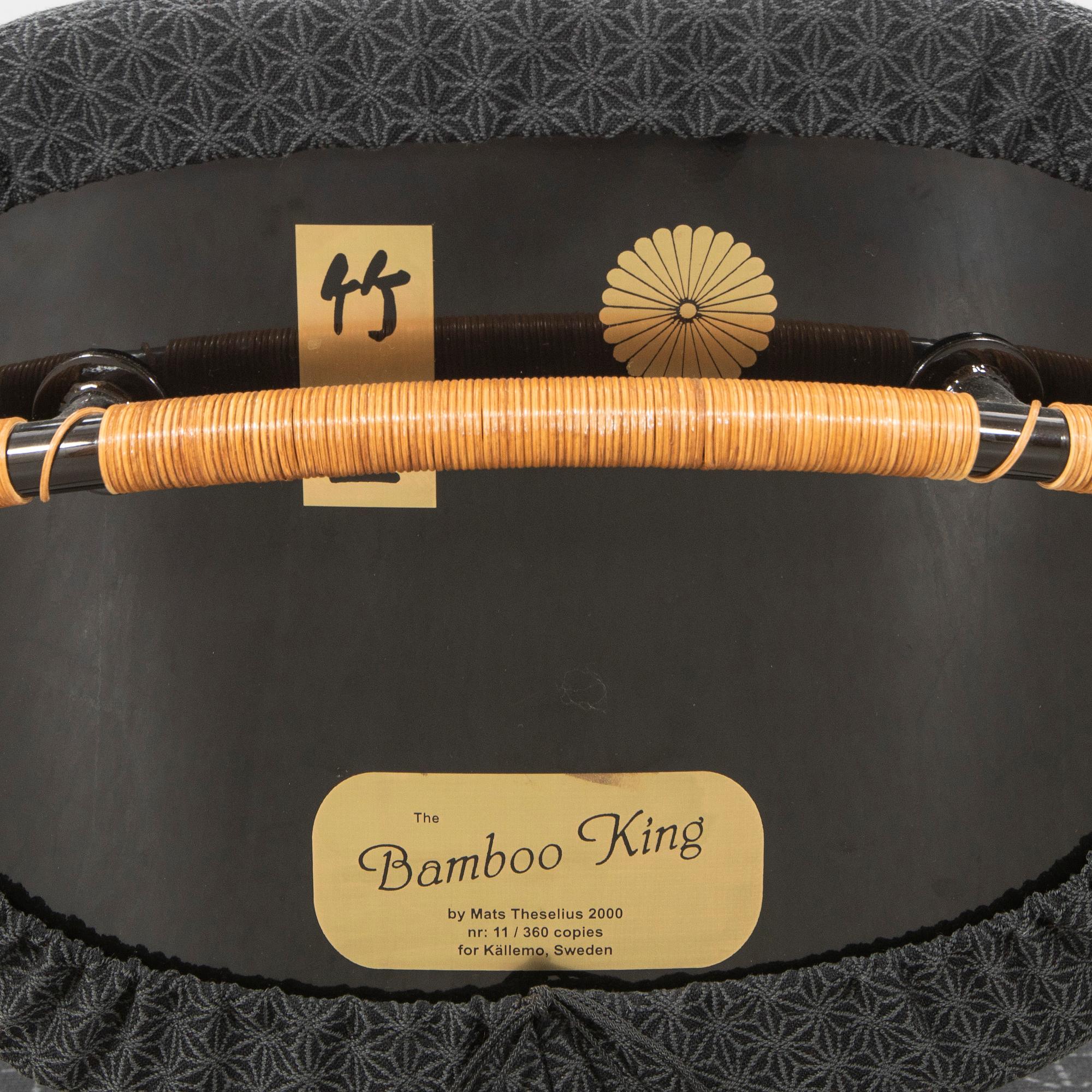Mats Theselius, karmstol, "The Bamboo King", ed. 11/360, Källemo, 2000.