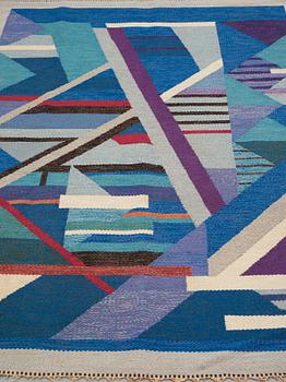 Agda Österberg, MATTO, a flat weave, ca 230 x 156 cm, signed AGDA ÖSTERBERG, Sweden around 1960.