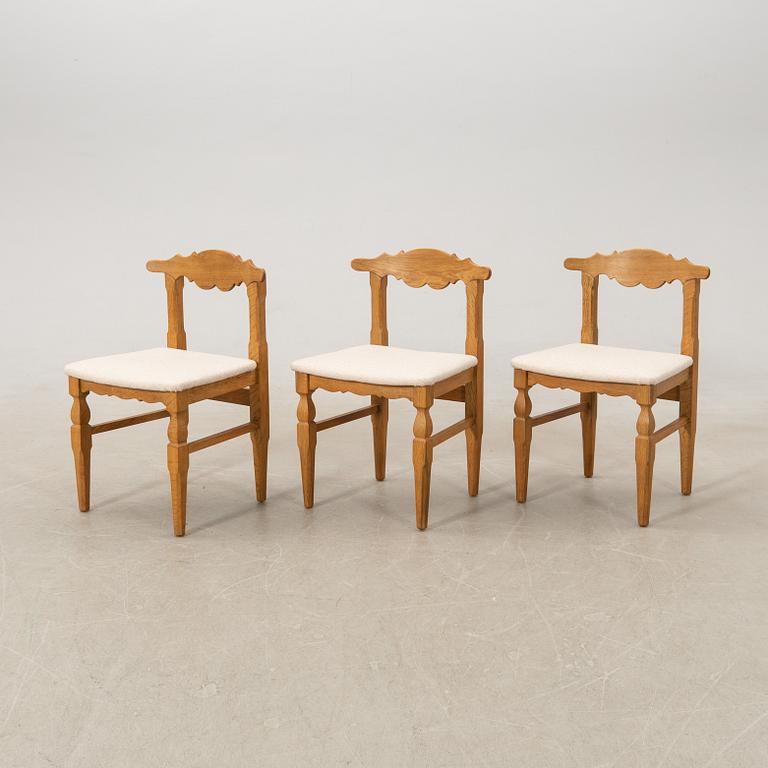 Henning Kjærnulf, dining group 7 dlr EG furniture Denmark 1960s.