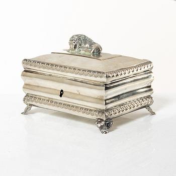 G.H. Adolph Reich, skrin, silver, empire, Berlin 1821-1841.