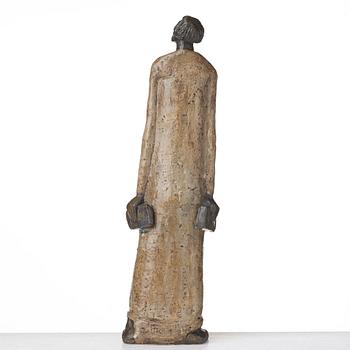 Åke Holm, skulptur, "Mose med Lagtavlorna", Höganäs 1950-tal.