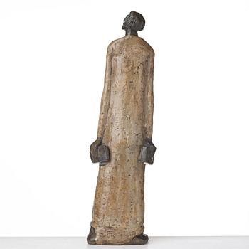 Åke Holm, a stoneware sculpture of Moses, Höganäs, Sweden 1950's.