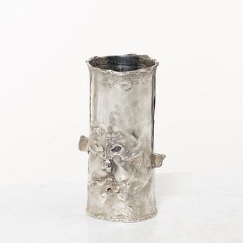 Lars Arby, A sterling silver vase, mark of Lars Arby, Gothenburg, Sweden 1975.