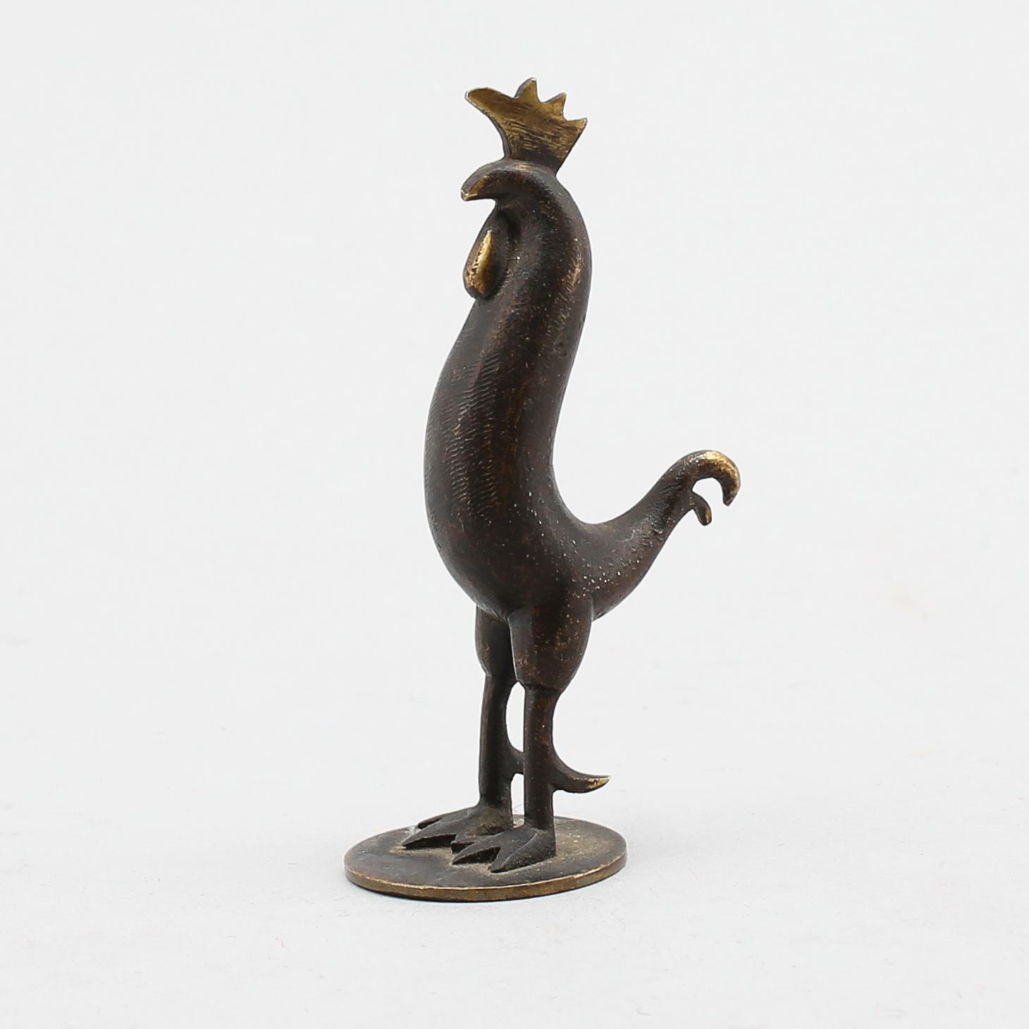 SIGILL, brons, Karl Hagenauer, Hagenauer Werkstätte, Wien, 1900-talets första hälft.