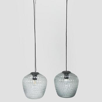 Samuel Wilkinson, a pair of “Blown” pendant lights, &Tradition.