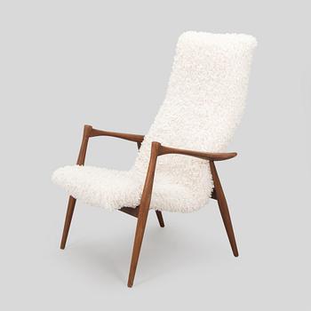 Ilmari Lappalainen, nojatuoli, "Emilia 2470", Asko, 1960-luku.