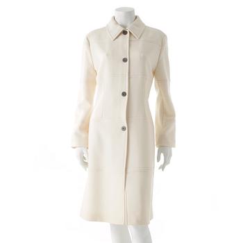 388. CARACTÈRE, a white wool coat.