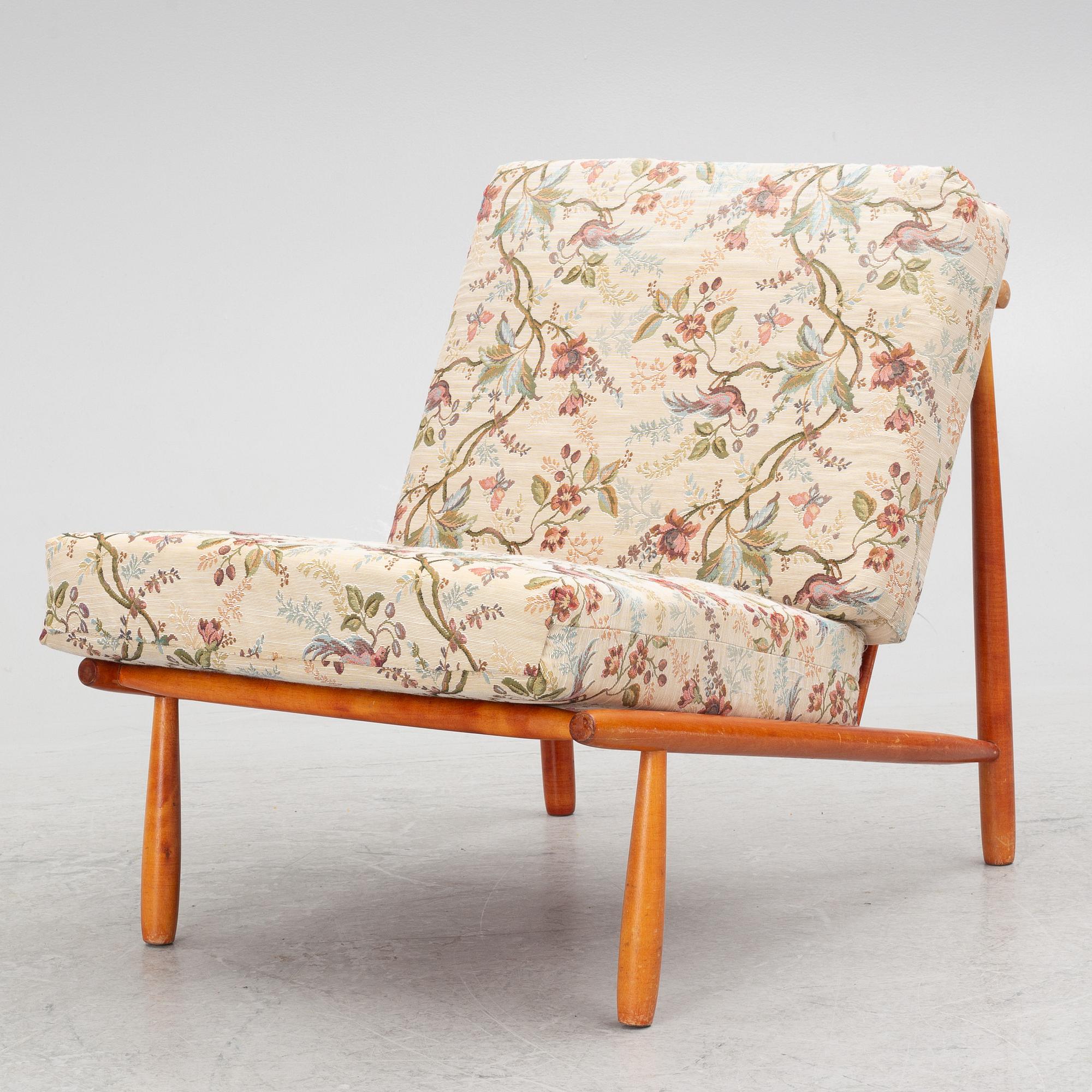 Alf Svensson, fåtölj, ” Domus”, Dux, 1950-tal.