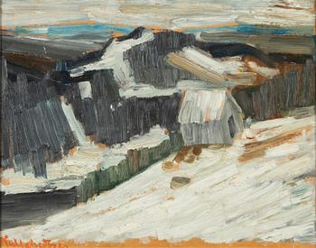 Kalle Hedberg, Mountain Landscape with Pasture.
