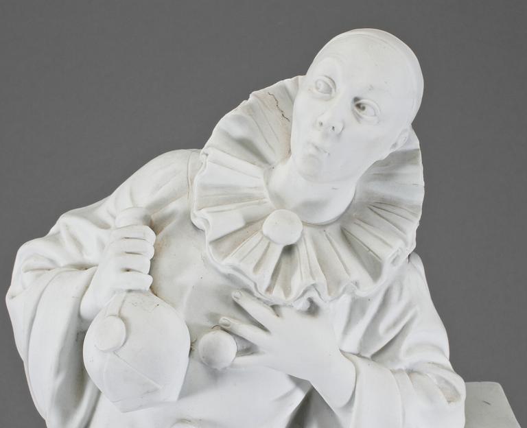 FIGURIN, parian, 1900-tal.