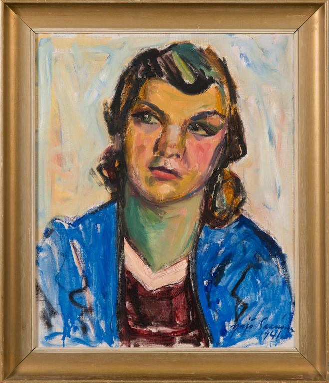 YRJÖ SAARINEN, öljy kankaalle, signeerattu ja päivätty 1941.
