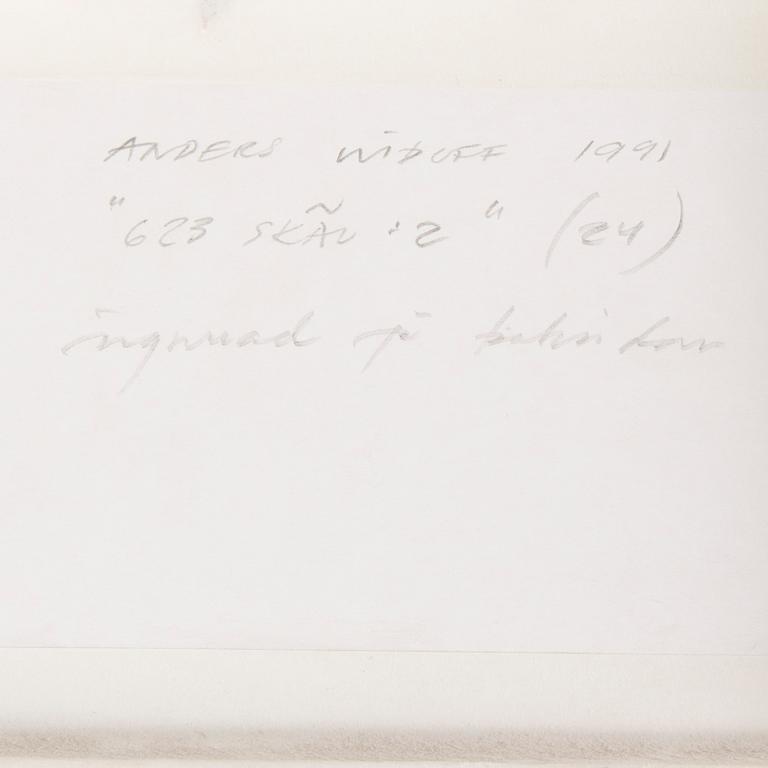 ANDERS WIDOFF, mixed media/objekt, 1991, according to inscription verso certified by the artist.