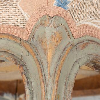 Stolar, ett par rokoko, 1700-talets mitt.