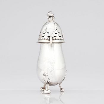 Georg Jensen, sockerruska, Köpenhamn, Danmark, ca 1915-1919, designnr 69, 830/1000 silver.