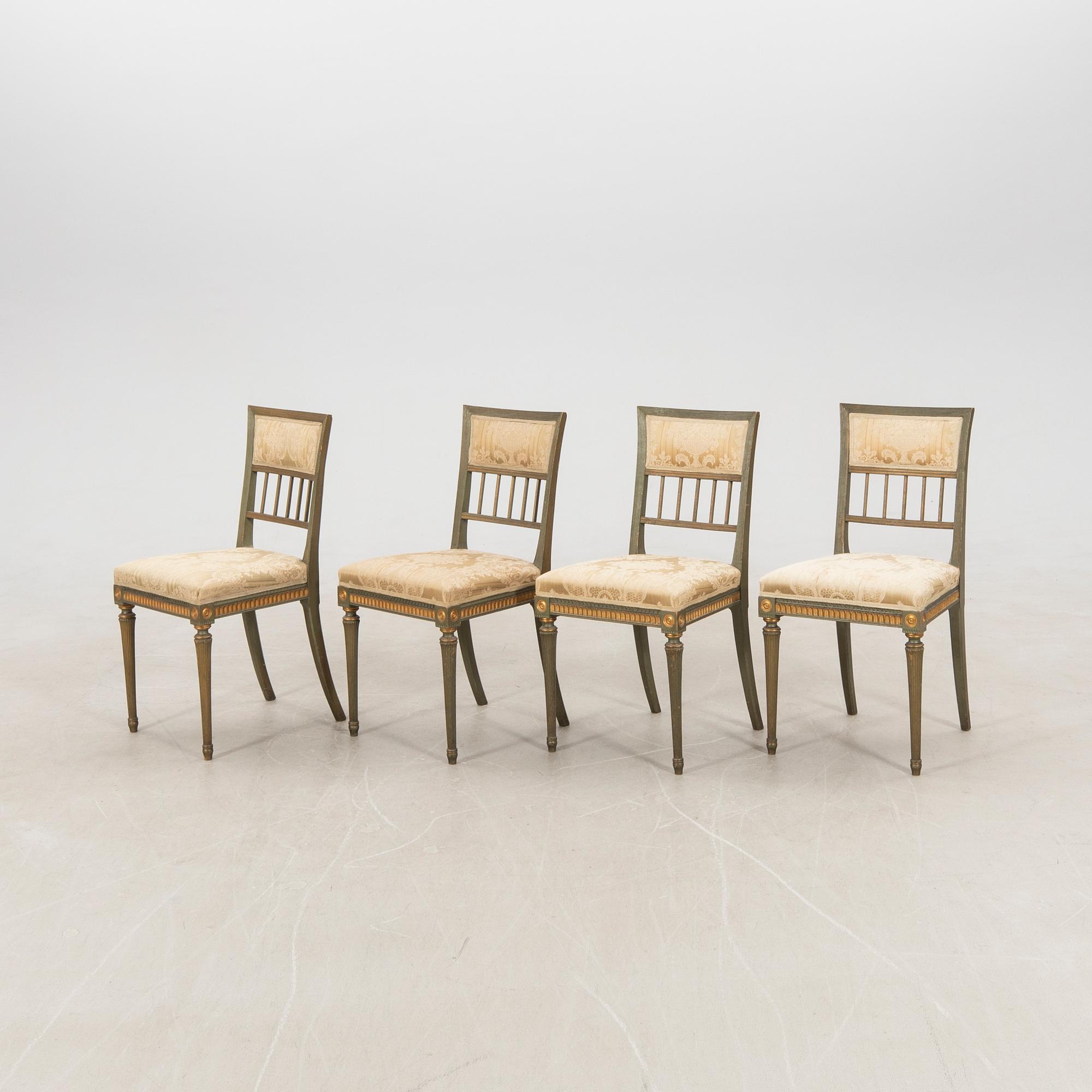 Sofa and four chairs in Neoclassical style, early 20th century.