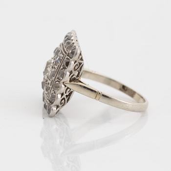 Old cut diamond ring.