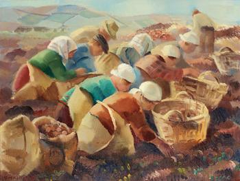 12. Gerhard Wihlborg, "Potatisplockare".