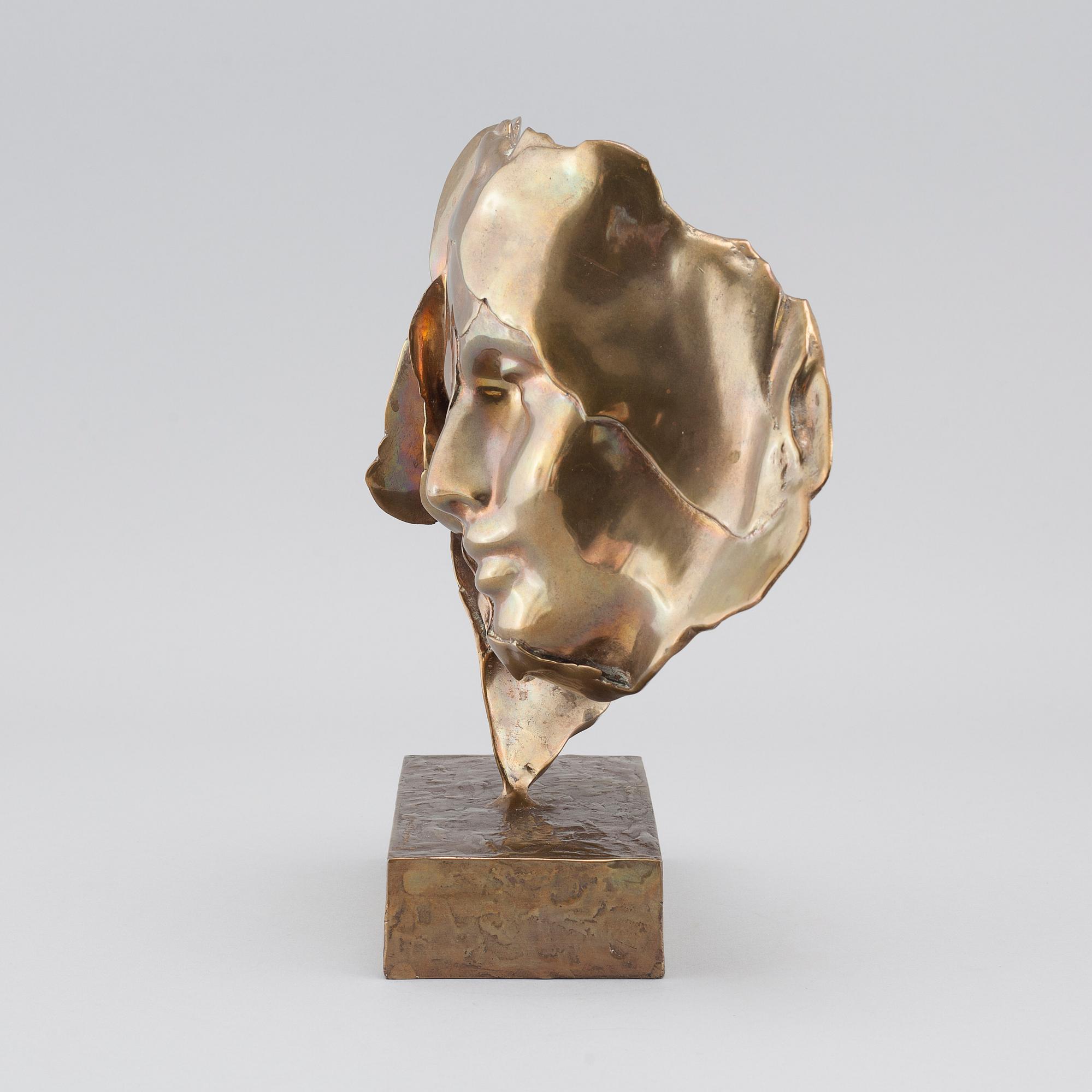 JENS FLEMING SÖRENSEN, skulptur, brons, signerad, numrerad 3/8 samt daterad -77.