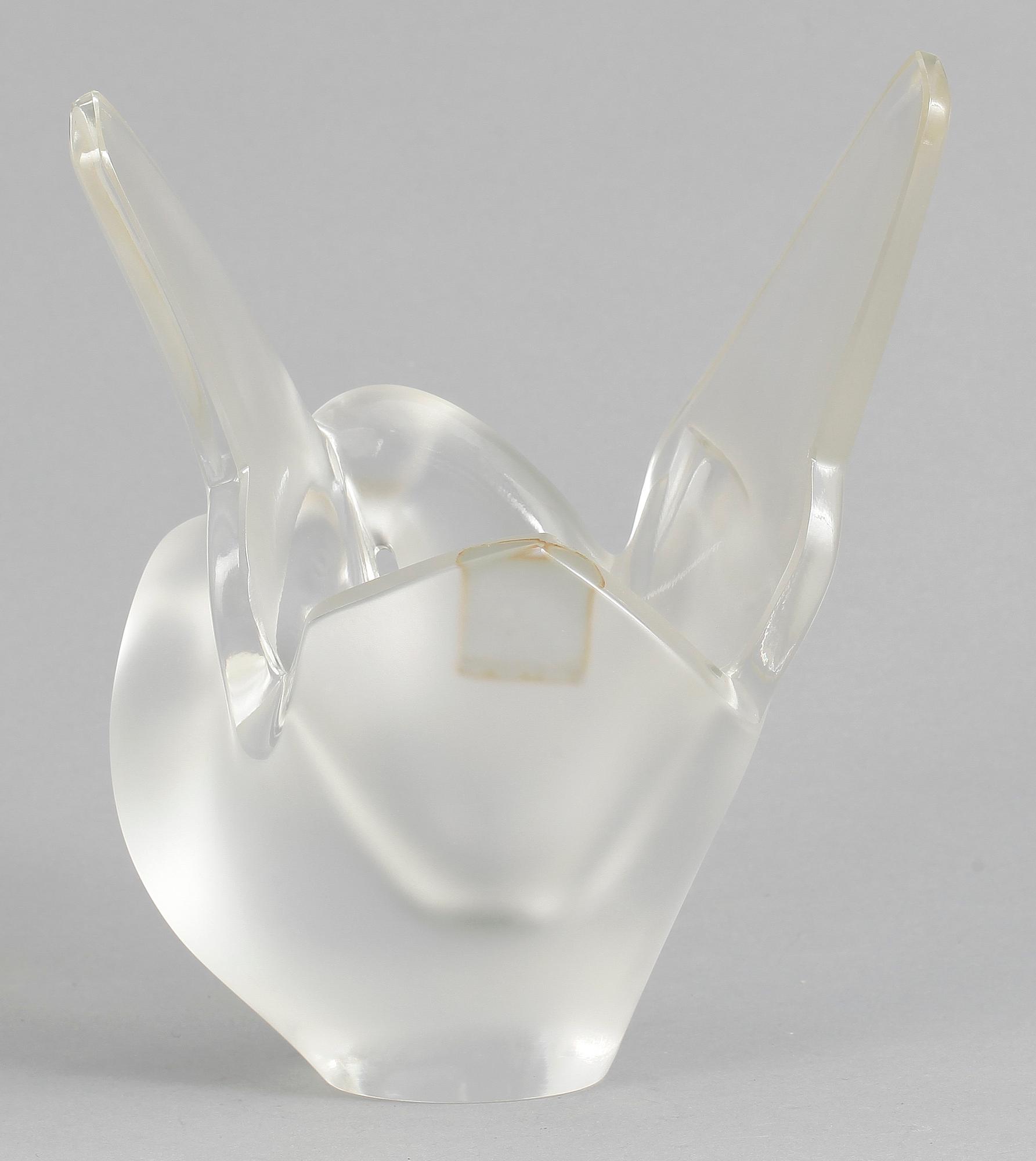 VAS, glas Lalique Frankrike. 1900-tal.
