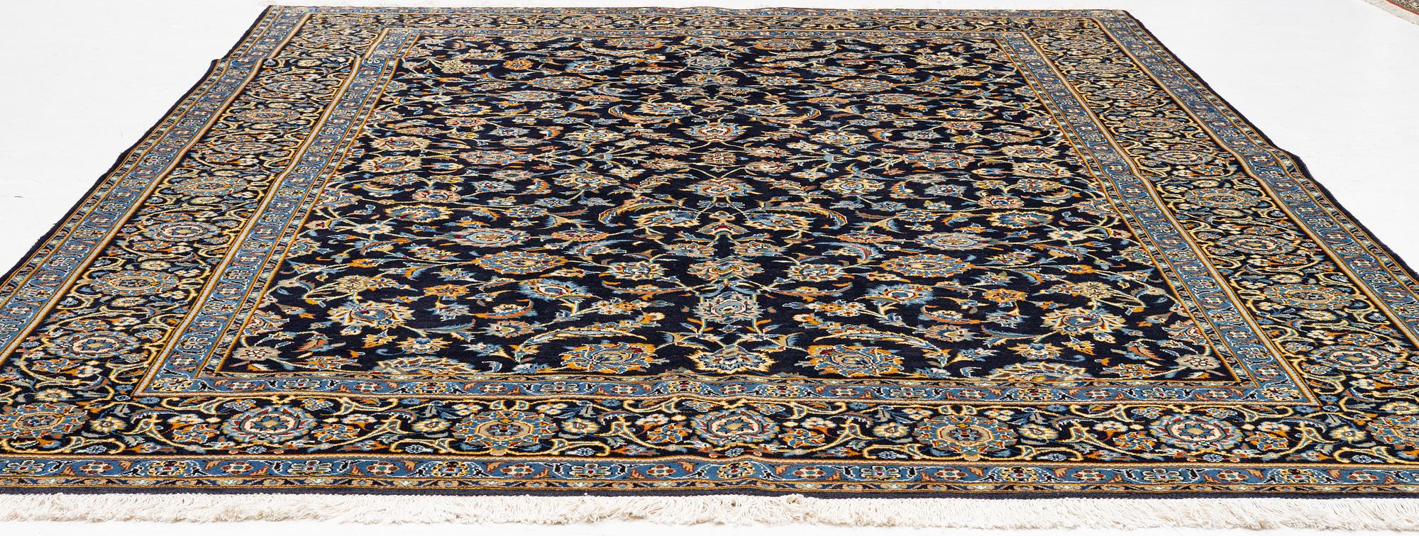 Carpet, Keshan, approx. 340 x 240 cm.