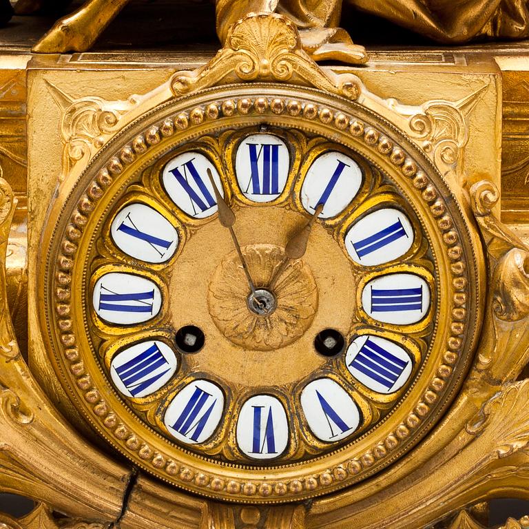BORDSPENDYL, 1800-talets andra hälft. Frankrike.