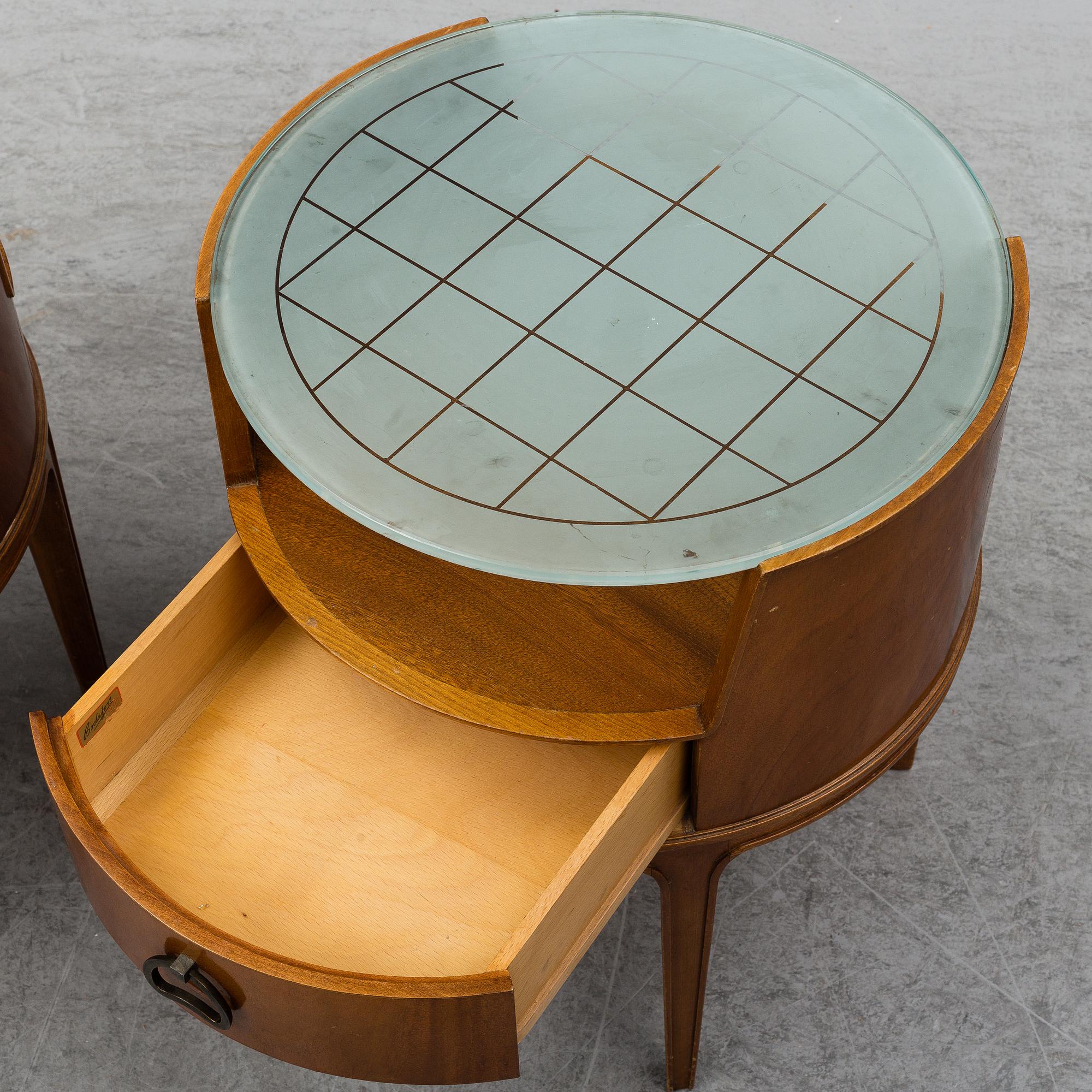 MÖBLER, 6 delar, Swedish Modern, Bodafors möbelfabrik, troligen 1940-tal.
