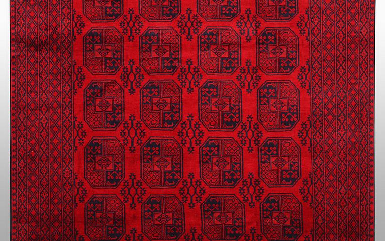A carpet, Afghan, ca 342 x 252 cm.