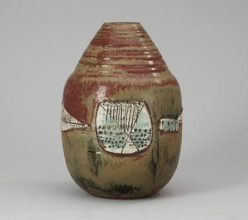 A Lisa Larsson stoneware vase, Gustavsberg Studio 1950's.
