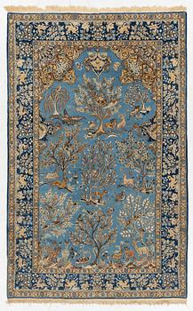 Carpet, Old Shahreza, 215 x 135 cm.