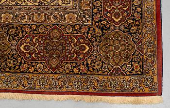 A carpet, semi-antique Tabriz, ca 398 x 290 cm.