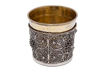 323. A FILIGREE CUP.