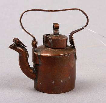 MINIATYRKAFFEKANNA, koppar, 1800-tal.