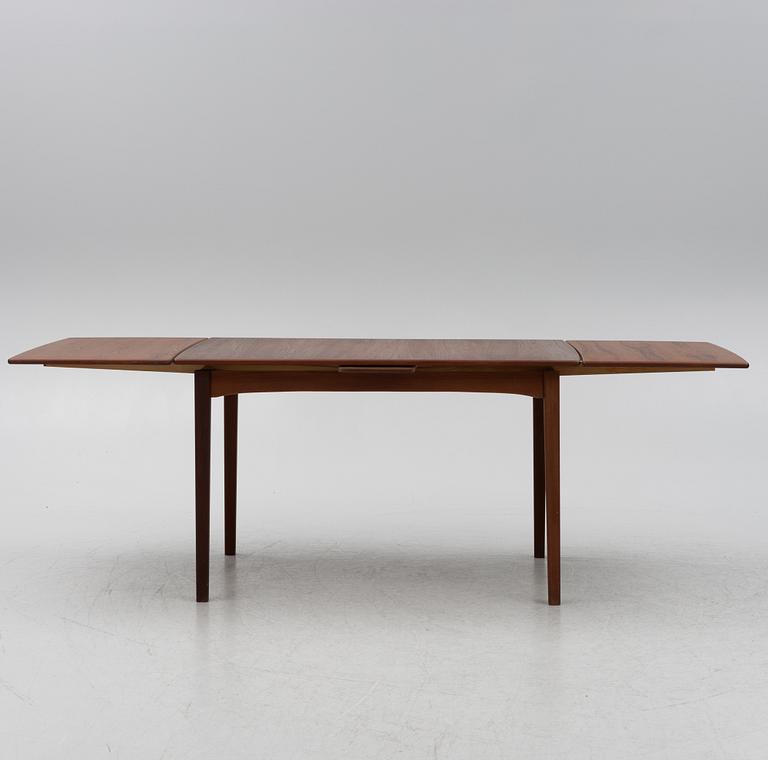 Dining table, teak, 1960s.