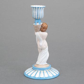 LJUSSTAKE, porslin, Gardners Porslinsfabrik, Ryssland 1880-1890.