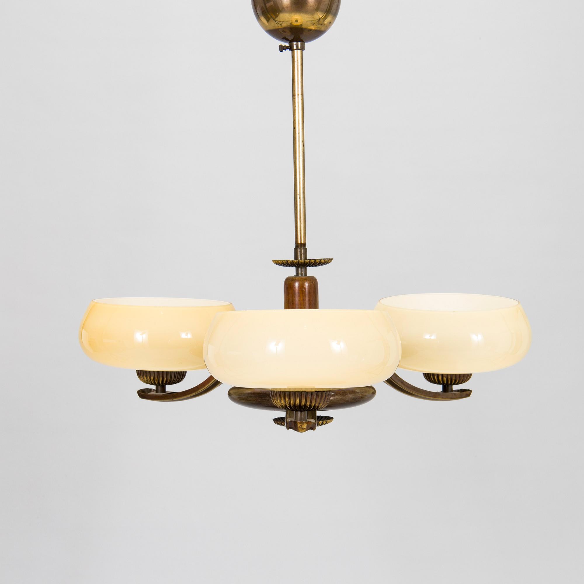 Paavo Tynell, taklampa, Taito Oy, 1930-tal.