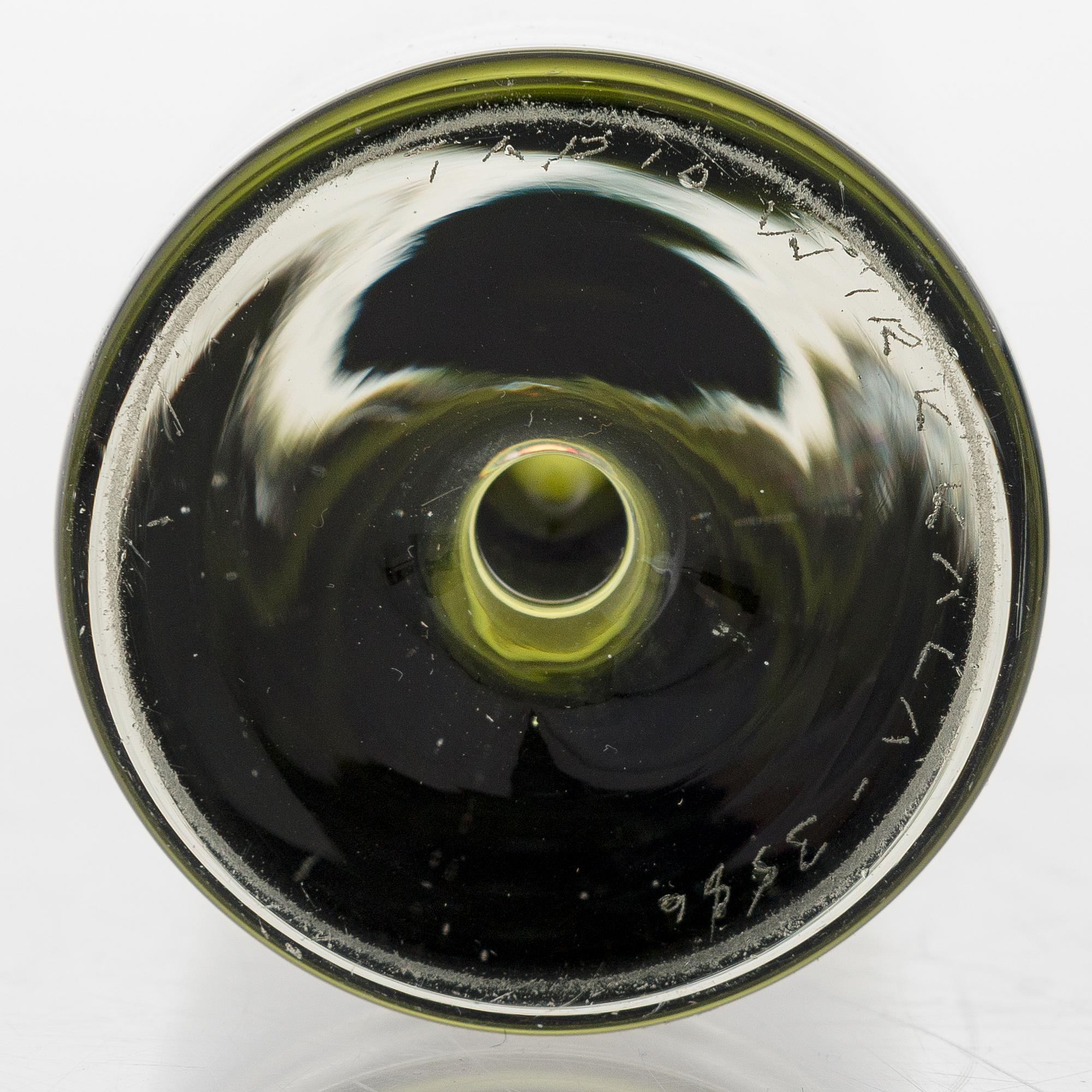 Tapio Wirkkala, two vases signed Tapio Wirkkala 3586.