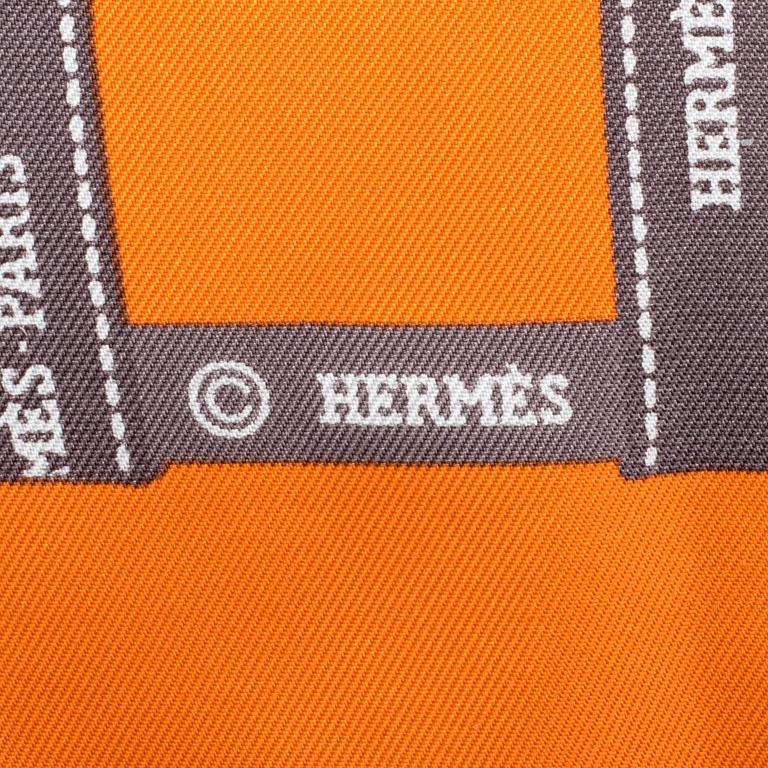 HERMÈS, "Bolduc", scarf.