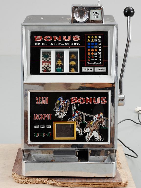 ENARMAD BANDIT, "Sega Bonus Jackpot" 1900-talets andra hälft.