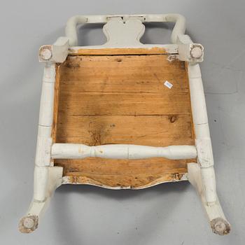 A set of eight similar swedish chairs, Järvsö, Hälsingland, first half of the 19th century.