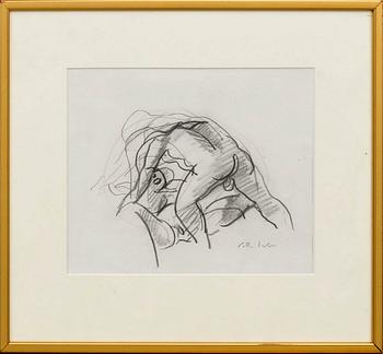 PETER DAHL, drawing, signed.