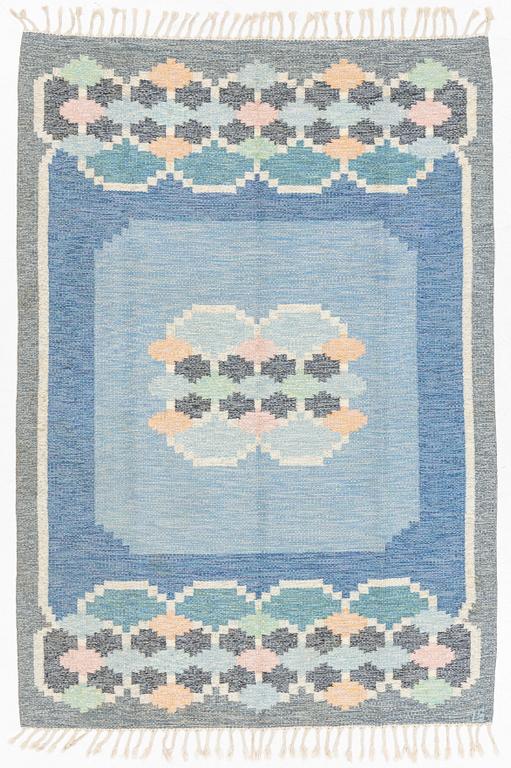 Ingegerd Silow, a carpet, flat weave, c 234 x 163 cm.