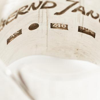 Bernd Janusch, a ring, silver, Stockholm 1998.