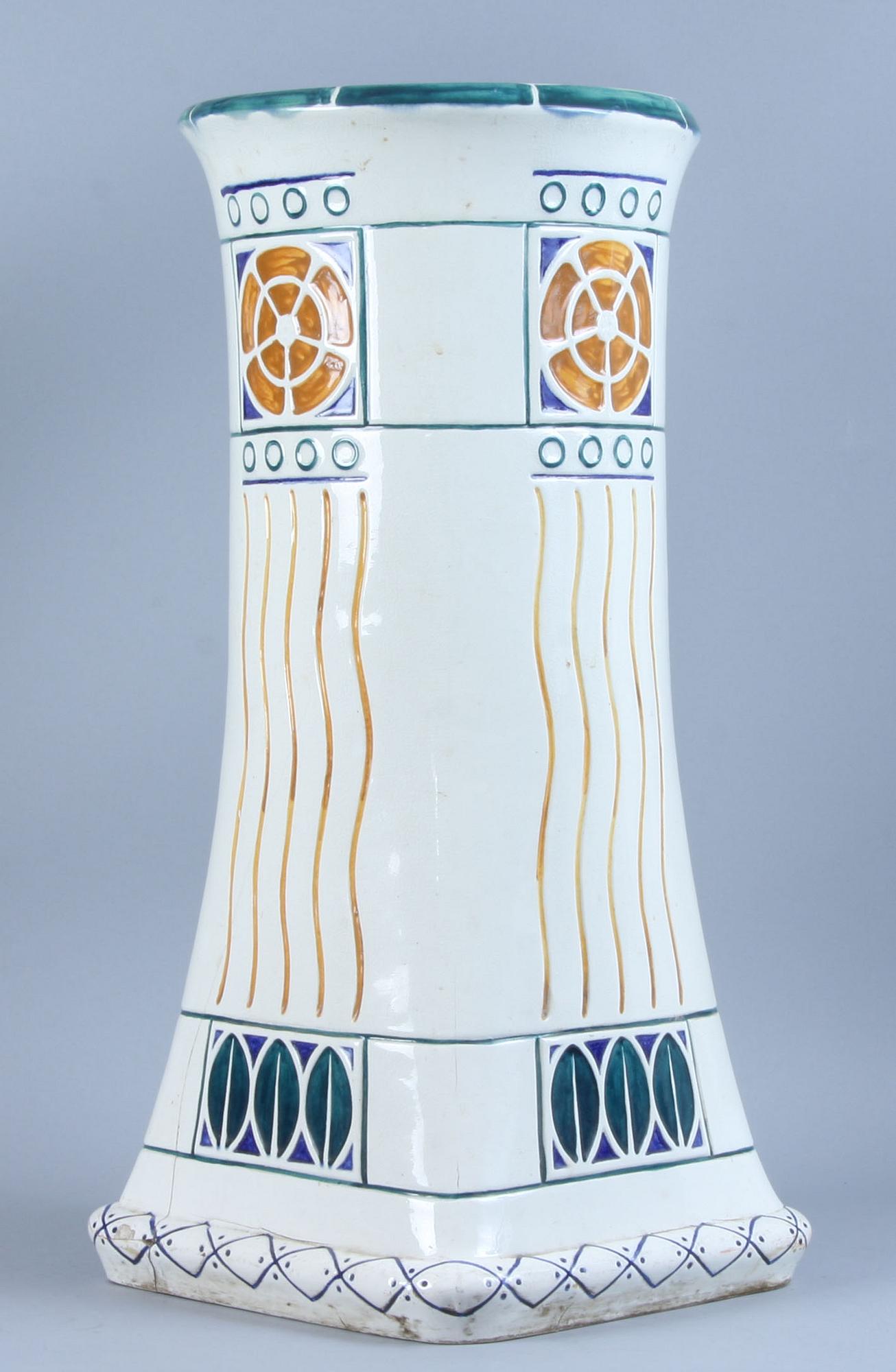 PARAPLYSTÄLL, flintgods, Rörstrand, Alf Wallander.