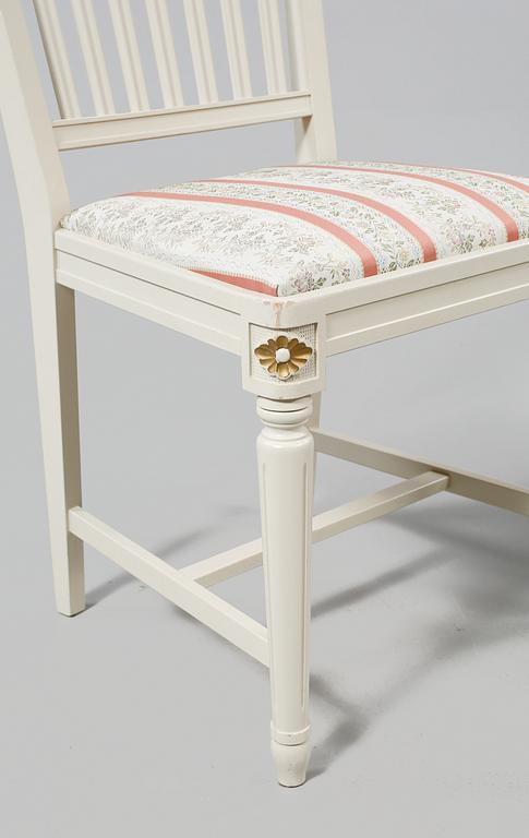 MATGRUPP, 7 delar, gustaviansk stil, 1900-talets andra hälft.