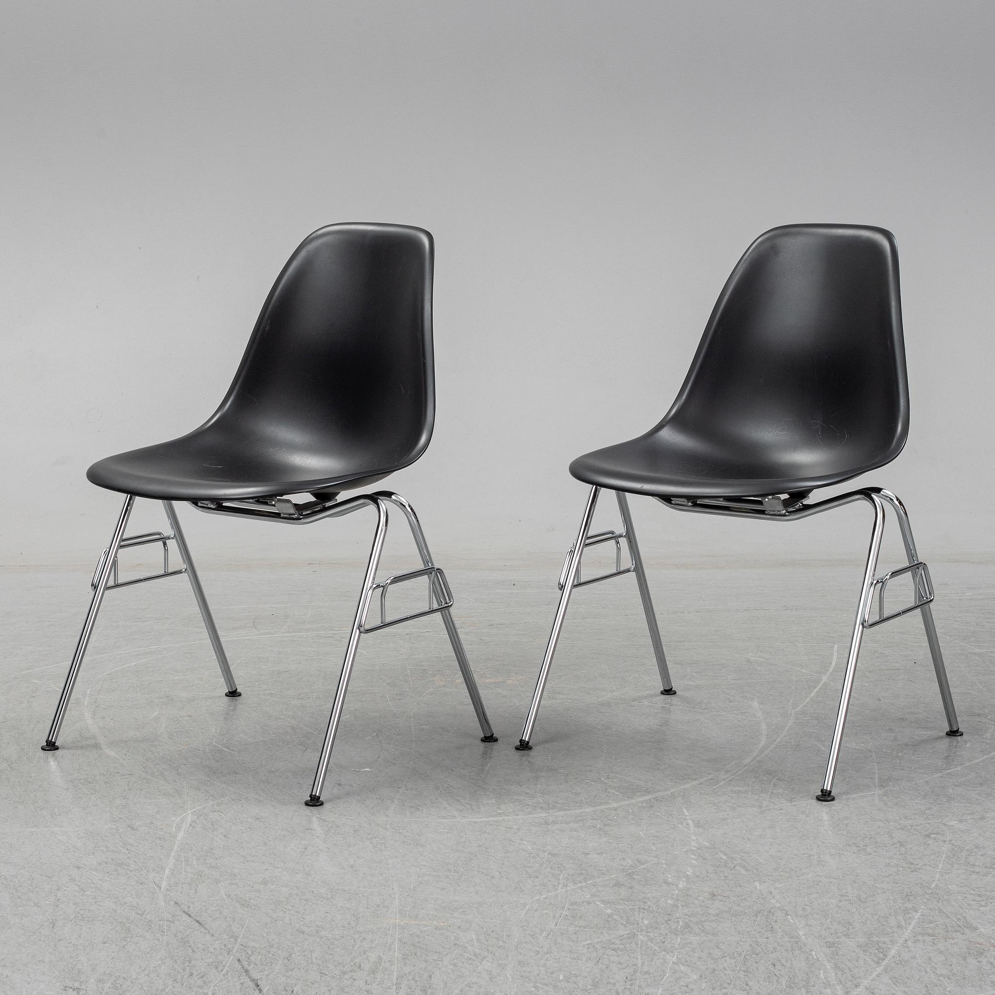 CHARLES AND RAY EAMES, stolar, 8 st, "DSS", Vitra.