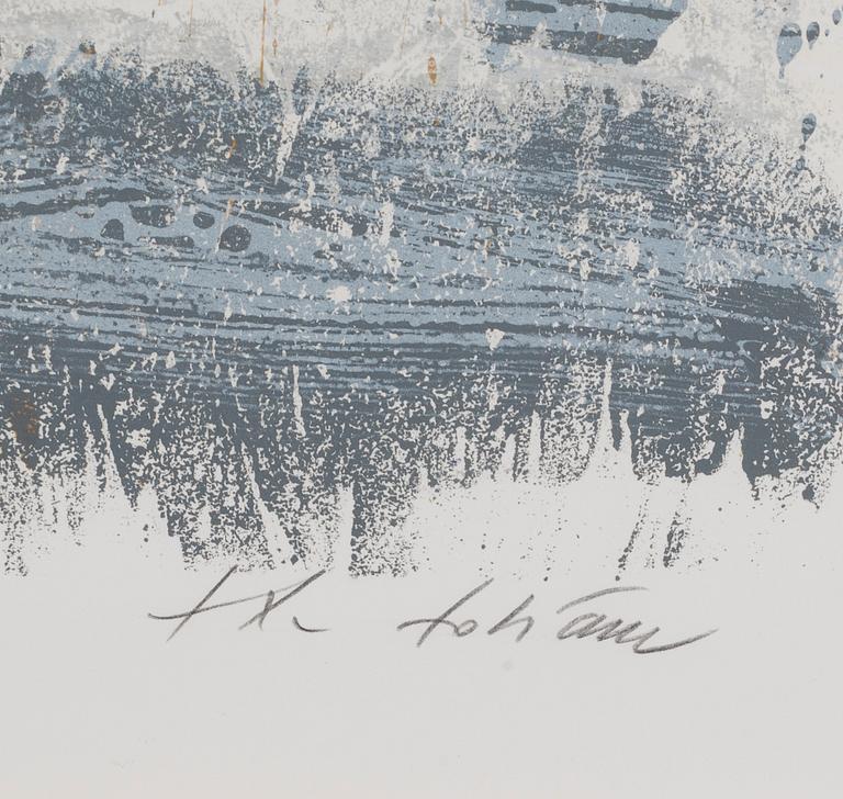 THEO TOBIASSE, ltiograph in colours, signed and numbered E A XV/XXX.