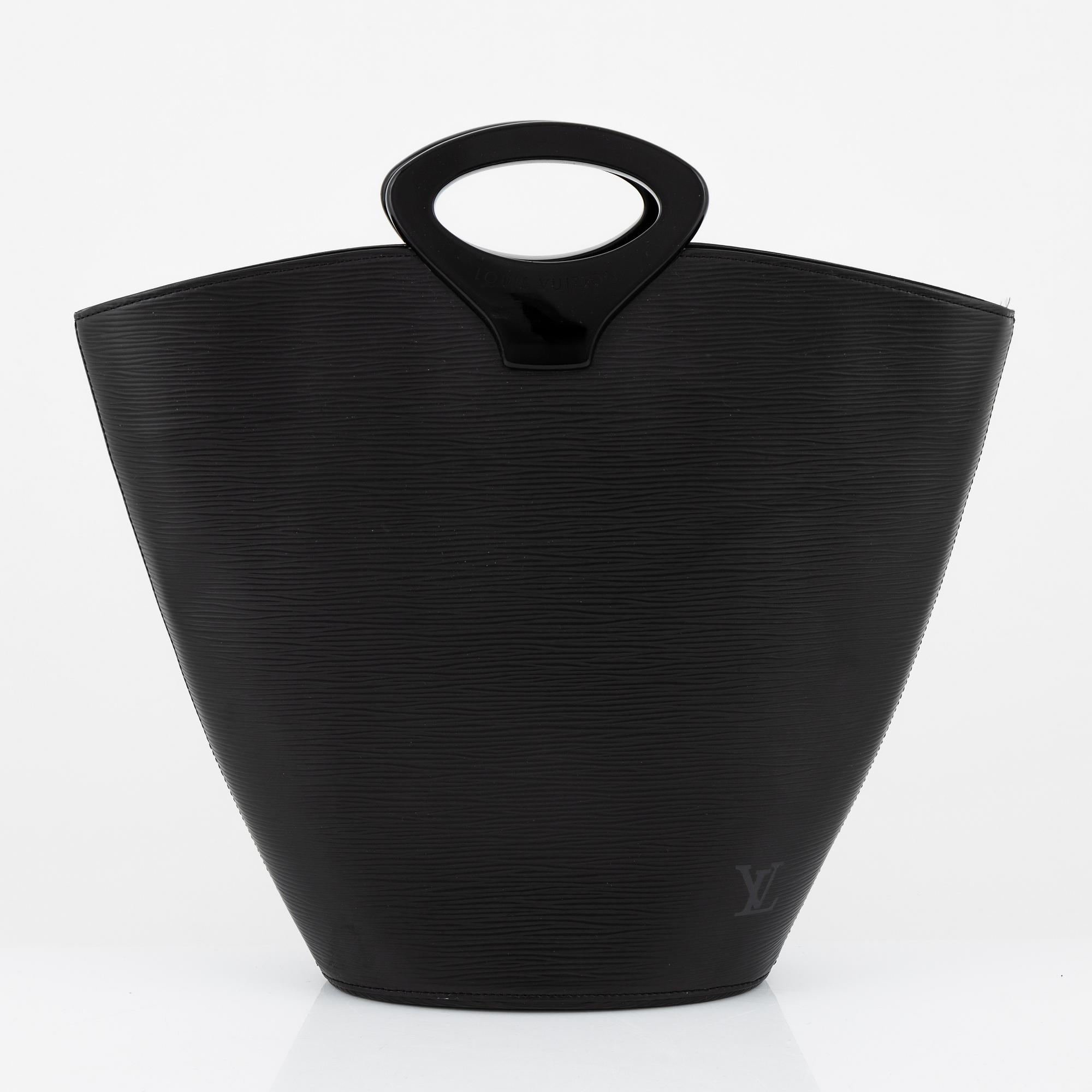 Louis Vuitton, a black epi "Noctambule" tote bag.