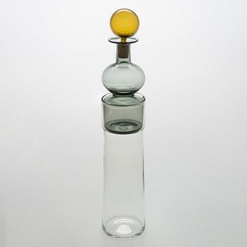 Kaj Franck, a decanter 'The Bells of Kremlin', signed K. Franck, Nuutajärvi, Notsjö -61.